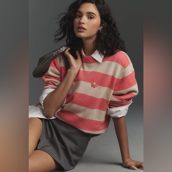 Anthropologie Marimekko Kojo Maalis Wool Sweater Size Small NWT - Picture 1 of 13
